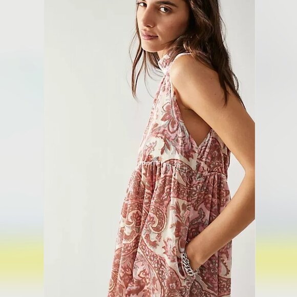 Free People Dresses & Skirts - nwt Free People All The Time Velvet Mini Dress - Women's Size Medium